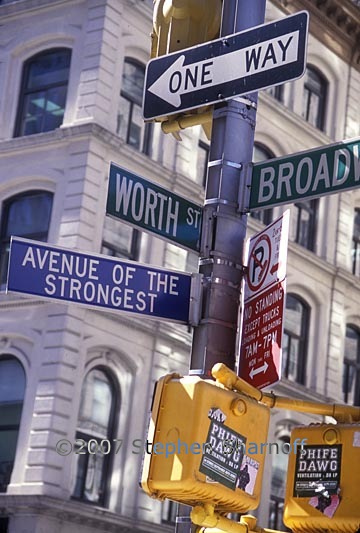 street signs nyc graphic