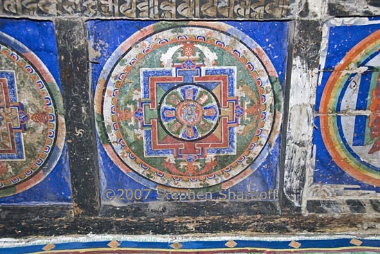 mustang chorten painting graphic