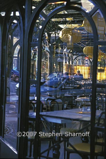 paris cafe interior graphic