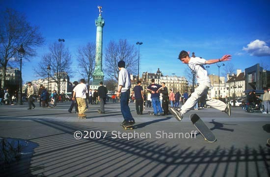 paris skateboarders graphic