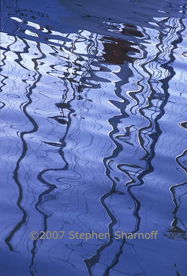 boat mast reflections graphic