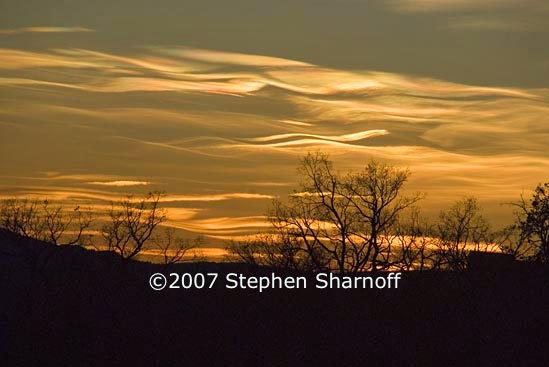 sunset clouds provence graphic