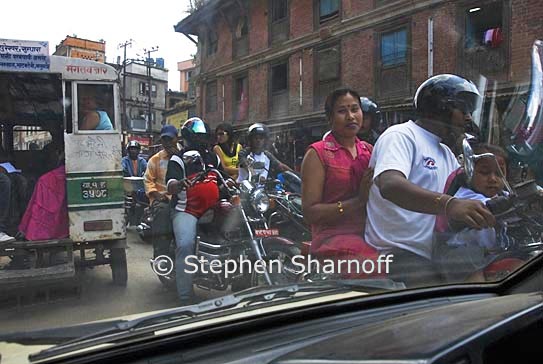 kathmandu traffic graphic