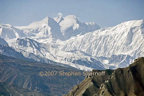 anapurna above charang graphic