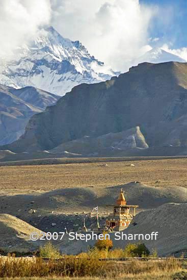 chorten and peaks charang graphic