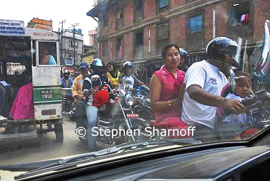 kathmandu traffic graphic
